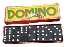 Altes Domino Spiel, Karton beschädigt, Spiel komplett, vermutlich DDR, Vintage