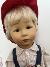 Käthe Kruse Puppe Junge 47 cm. Aus Dem Jahr 1984 Sammlerpuppe .