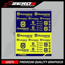 HUSQVARNA AUFKLEBER, MOTOCROSS