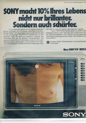 Sony werbeanzeige werbung - sony,