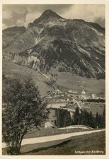 c18647 Mit Kalkberg Splugen Graubunden Switzerland Feuerstein RP postcard