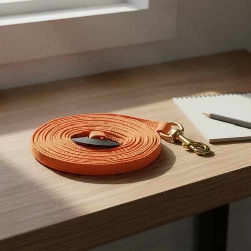 Vibrant orange pferdelonge - orange,
