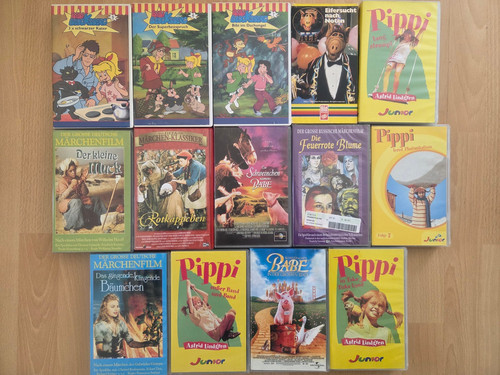 Vhs sammlung kinderfilme - vhs,