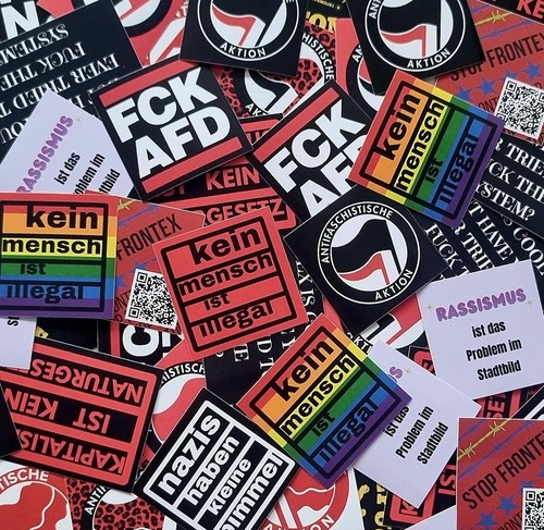 100x zufällige sticker - 100x, fck