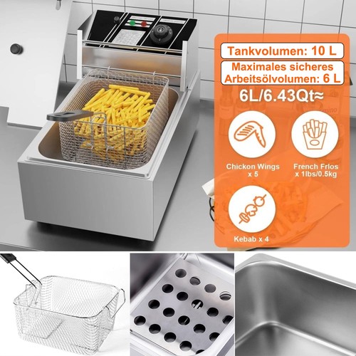 öl friteuse - Öl-friteuse, 6l