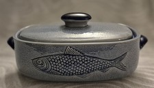 Fisch Heringstopf Terrine Schale 1,5 l, Steingut,  Marzi & Remy,  M&R 3067