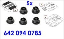 5x Gummilager Motorabdeckung Cover Mercedes E [W212] E350 BlueTec E350CDI