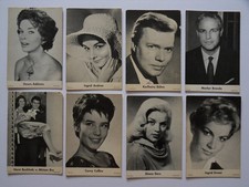 23 Ufa Sammelkarten mit Schauspieler der 1950er Jahren Audrey Hepburn Cary Grant