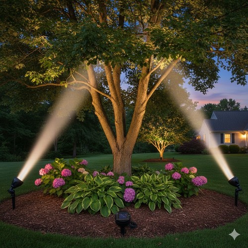2er solar led spotlight - led-,