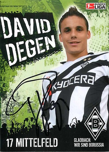 David degen autogrammkarte - degen,