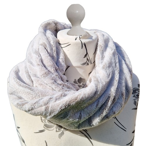Snow tiger print fleece - print,