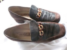 Pumps ...WALTER KÄFER...Gr 40 /7 ... Casual-Look...Braun...Neuwertig...