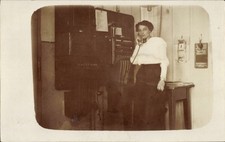 Foto Ak Telefonzentrale