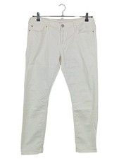 True Religion Mid Rise Super Skinny Jeans Damen Weiß W31 L28