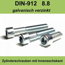 M14 DIN 912 Zylinderschraube