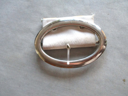 Gürtelschnalle silber groß