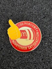 Mc Donalds➔ 100 PERCENT CUSTOMER SATISFACTION ➔ Pin/Pins *aus Sammlung* 18318
