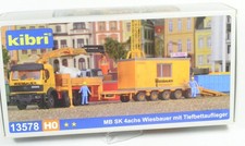H0 MB SK Wiesbauer m. Tiefbettauflieger Bausatz Kibri 13578 neuw. OVP ungeöffnet