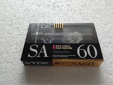 TDK SA 60 MC Kassette Tape 1990 NEU und OVP