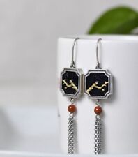 F05 Ohrringe Blaufluss mit