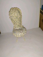 Nostalgie-Metall-Stuhl-Modeladen-Puppenhaus-Puppenstube