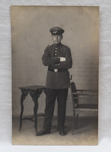 Altes foto soldat mit - foto,