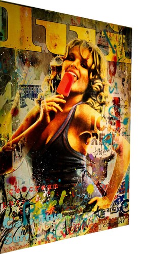 Leinwand bilder pop - art, audrey