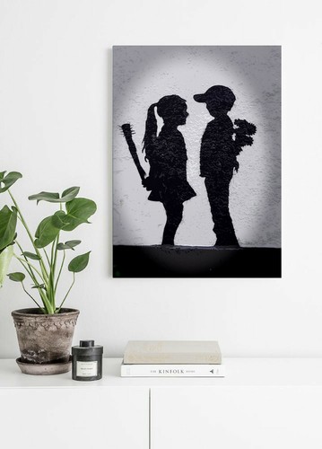 Banksy kid love hate - kid,
