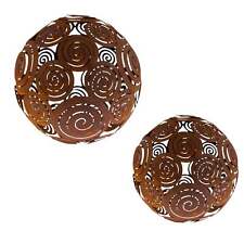 Metall Dekokugel - verschiedene Größen - Edelrost Gartendeko Rost Garten Kugel