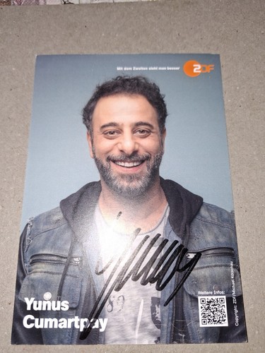 Autogrammkarte yunus cumartpay - autogrammkarte,