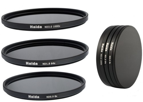 Haida graufilterset nd8x - haida, nd