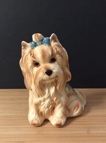 Porzellanfigur hund yorkshire - hund,