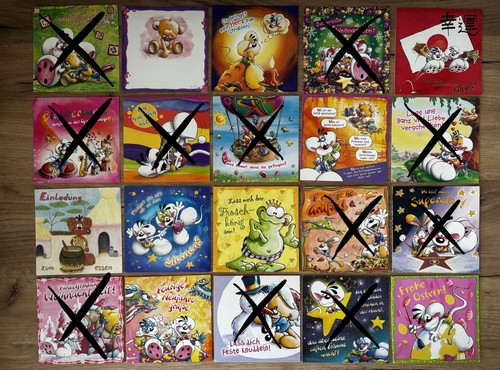 Diddl quadratische postkarten - quadratische,