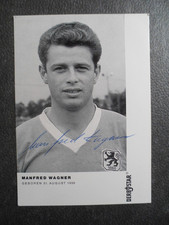 Manfred Wagner 1860 München DERBYSTAR Autogrammkarte org. signiert   #228