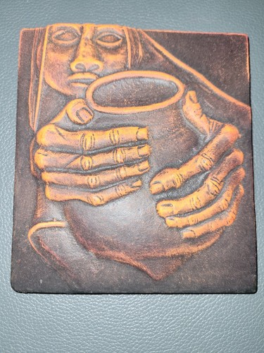 Terracotta keramik relief - terracotta,
