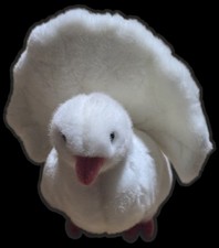 Teddy Hermann Pfau Gans Ente Kuscheltier Stofftier Plüschtier Vintage