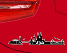 Samunshi Köln Skyline Aufkleber Sticker Autoaufkleber City Gedruckt