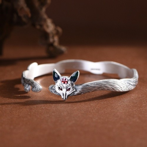 N05 armreif fuchs mit blume - fuchs,