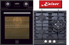 Luxus Herdset Autark Kaiser Elektrobackofen + Top Gaskochfeld KCG 4384 Angebot 