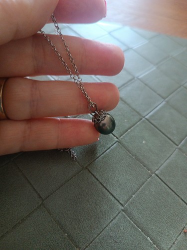 Tahitiperle anhänger 14k - ,,
