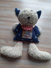 Sigikid Kuscheltier Bär Klecks Bärchen Perlsacktier Perlen Schlenker Blau