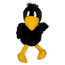 50cm Rabe Socke Stofftier groß Kuscheltier Figur German Plüsch Vogel