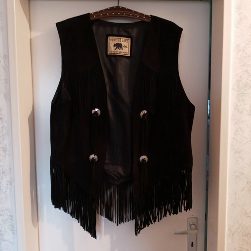 Damen wildleder fransenweste - damen, wildleder-fransenweste