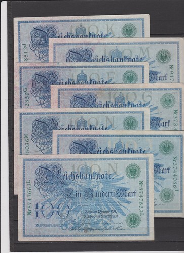 Stück reichsbanknoten - 7,