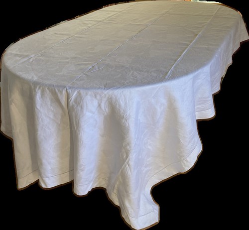 Alte damast tischdecke 345 - tischdecke, x