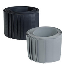 Sichtschutzstreifen Zaunblende Hart PVC Doppelstabmatten Sichtschutz 19x252,5 cm