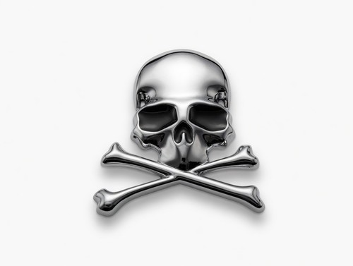 Metall skull totenkopf logo - metall,