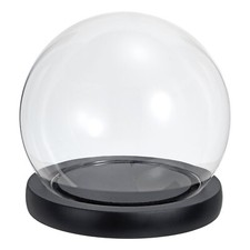 4.4" Klar Cloche Kuppel Glas