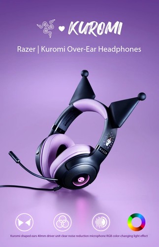 Razer sanrio kuromi - x, wired
