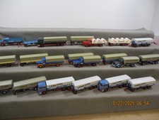 Brekina u.a. 1:87 Modellfahrzeuge Set 12-tlg. LKW mit Anhänger ohne OVP ZP22